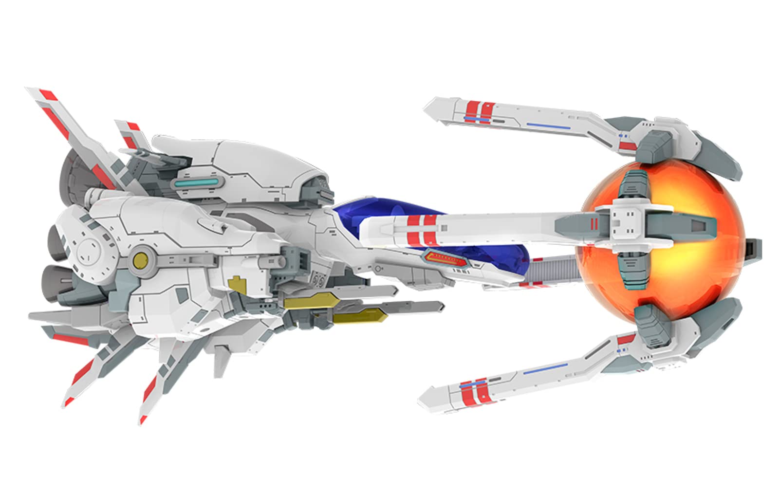 【中古】【人並み外れたに好いたらしい】Plum ピーエムオフィスエー R-TYPE FINAL2 R-9A (箭頭顱) Ver.R-TYPE FINAL2 全長約250粍 1/100規模 プラモデル PP123 多色働き掛ける