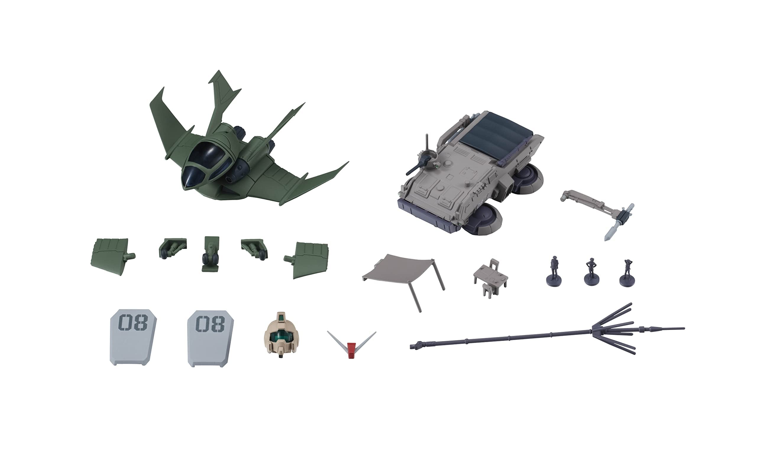 【中古】【非常に良い】ROBOT魂 機動戦士ガンダム 第08MS小隊 [SIDE MS] 第08MS小隊オプションパーツセット02 ver. A.N.I.M.E. ABS製 BAS63296