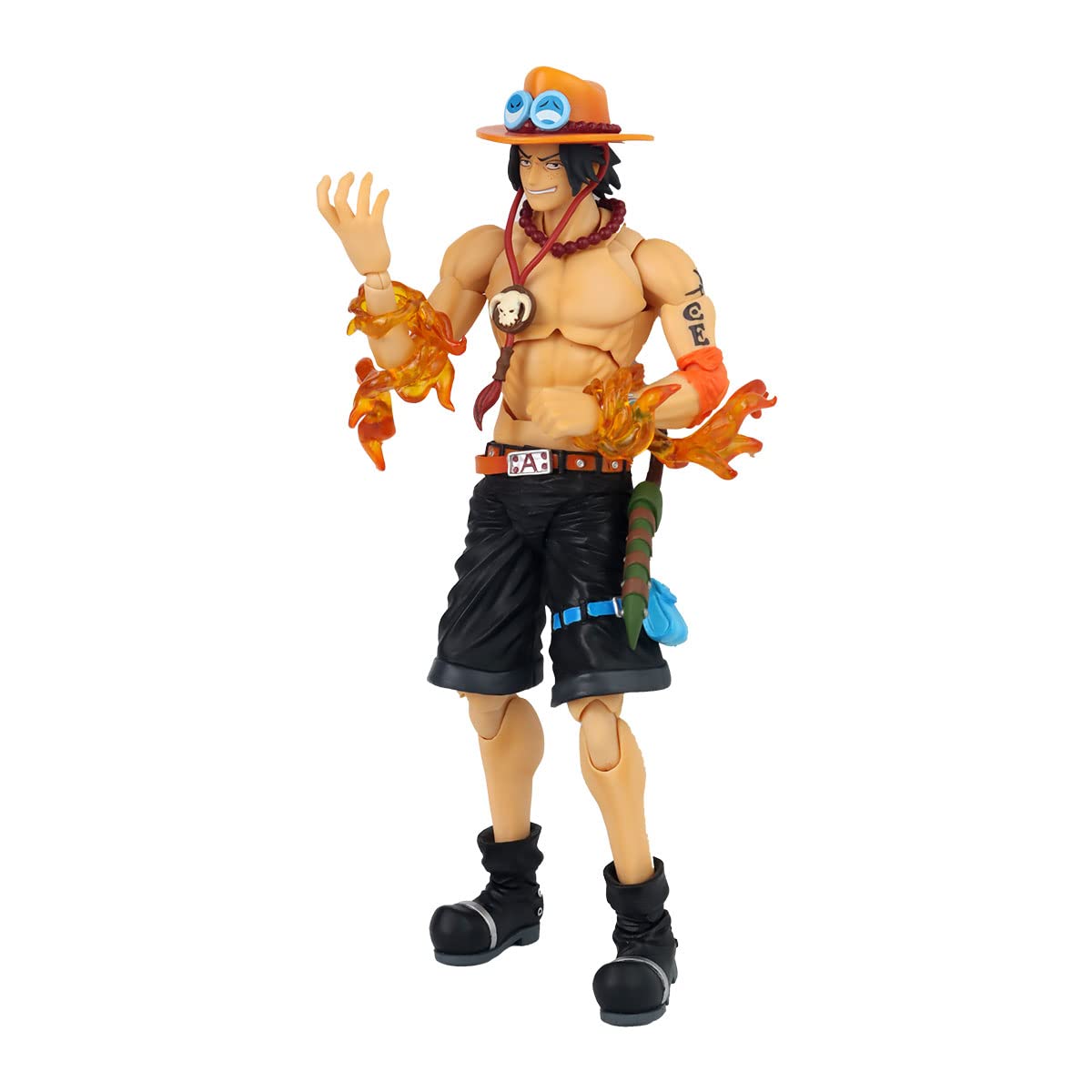 【中古】【非常に良い】ヴァリアブルアクションヒーローズ ONE PIECE ポートガス・D・エース 約180mm PVC製 塗装済み可動フィギュア｜スカイマーケットプラス