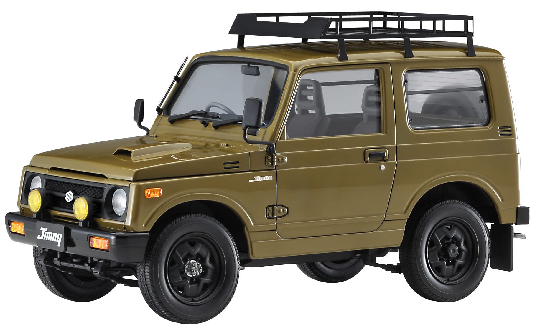 【中古】【非常に良い】ハセガワ 1/24 スズキ ジムニー(JA11-5型) w/ルーフキャリア プラモデル 20606