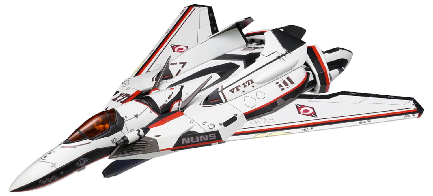 【中古】【非常に良い】ウェーブ マクロスF VF-171EX ナイトメアプラスEX アルト機 1/72スケール 全長約22cm 色分け済みプラモデル MC-074｜スカイマーケットプラス