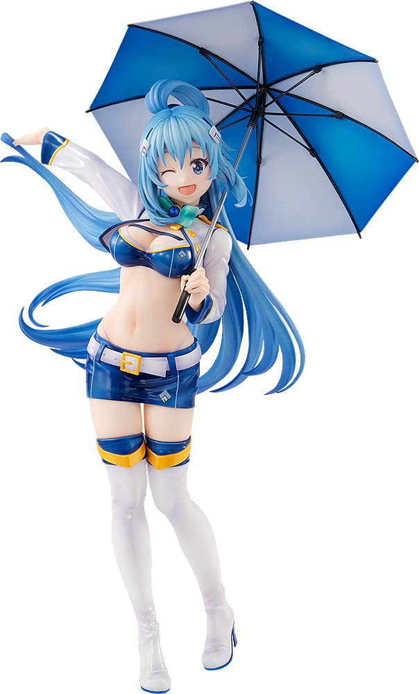 【中古】【非常に良い】KDcolle この素晴らしい世界に祝福を！ アクア レースクイーンver. 1/7スケール プラスチック製 塗装済み完成品フィギュア｜スカイマーケットプラス
