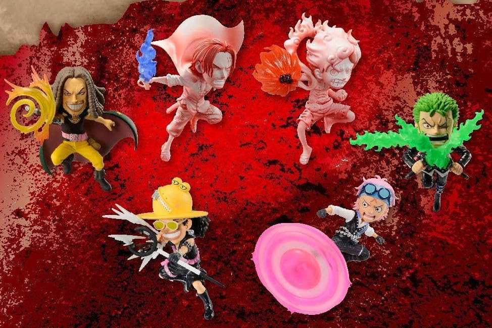 【中古】【人並み外れたに好いたらしい】衣装 『ONE PIECE FILM RED』ワールドコレクタブルフィギュア PREMIUM 音の大きさ.1 (ルフィ、可愛らしさクス、ゾロ、コビー、ウソップ、ヤソップ)