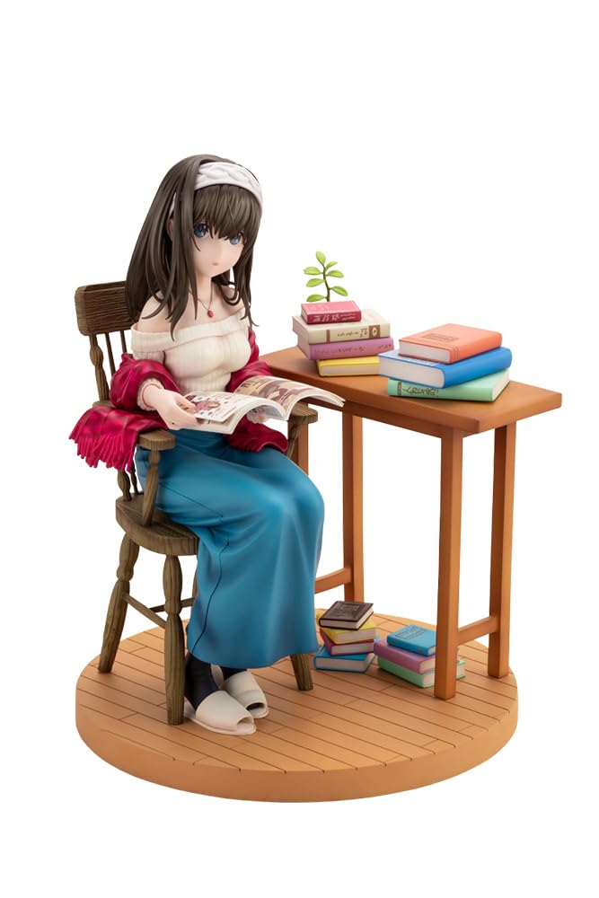 【中古】【非常に良い】アイドルマスター シンデレラガールズ 鷺沢文香-off stage- 1/8スケール PVC製 塗装済み完成品 フィギュア
