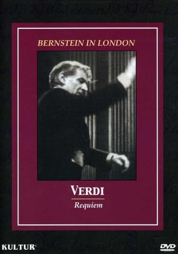 【中古】【非常に良い】Bernstein in London: Verdi Requiem [DVD]｜スカイマーケットプラス