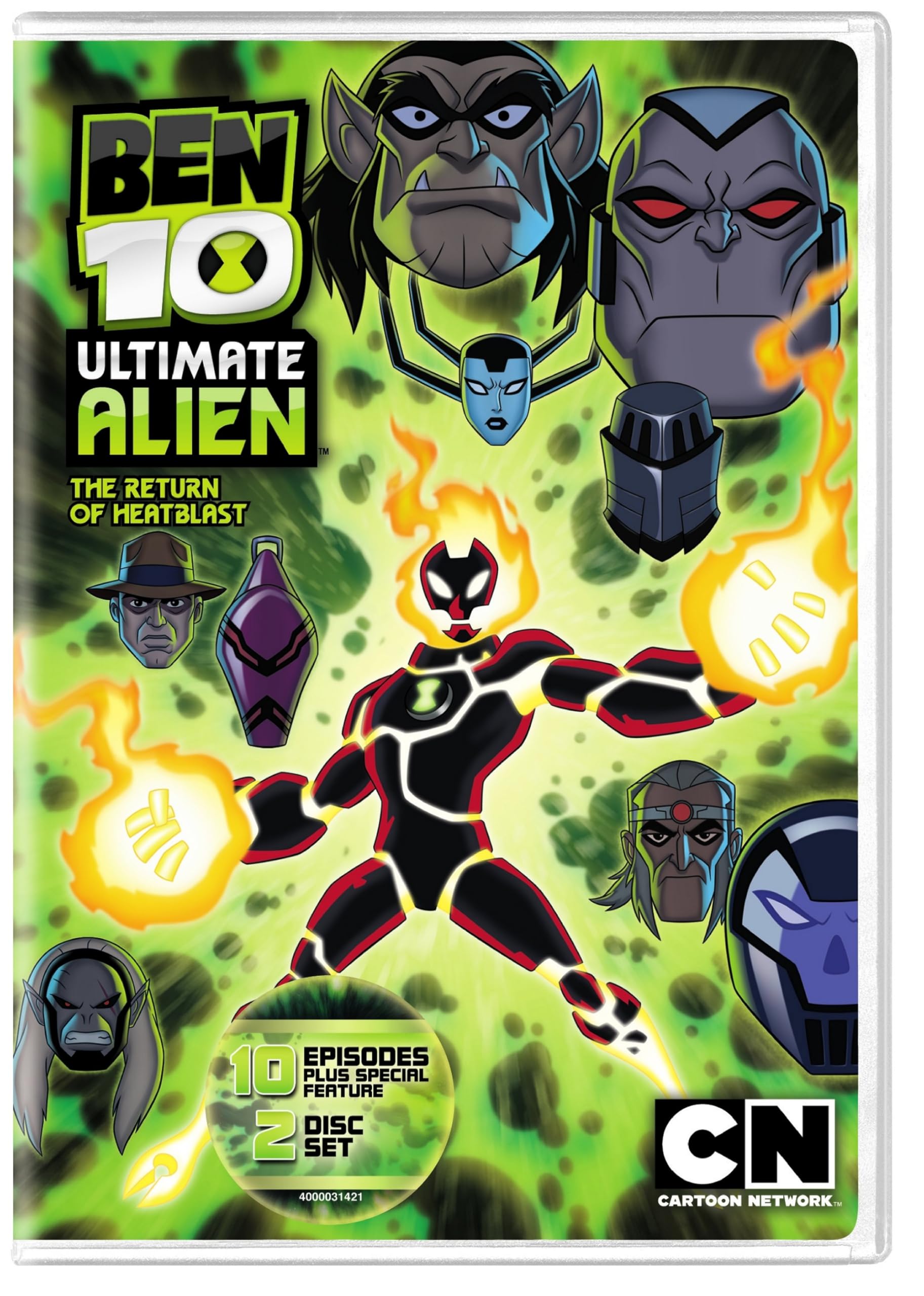 【中古】【非常に良い】Ben 10 Ultimate Alien: The Return of Heatblast [DVD]