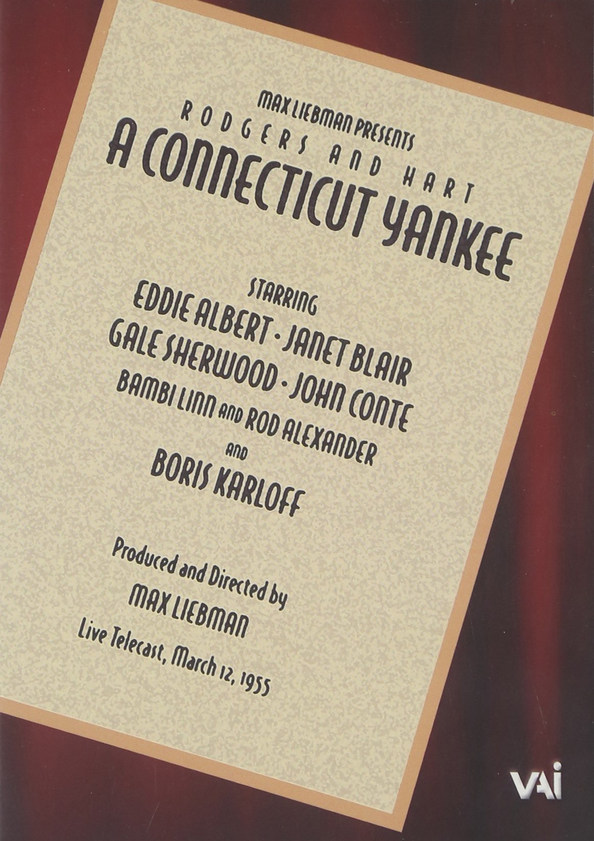 【中古】【非常に良い】Connecticut Yankee / [DVD]