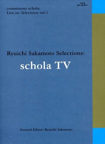 【中古】【非常に良い】commmons schola: Live on Television vol. 1 Ryuichi Sakamoto Selections: schola TV(Blu-ray)