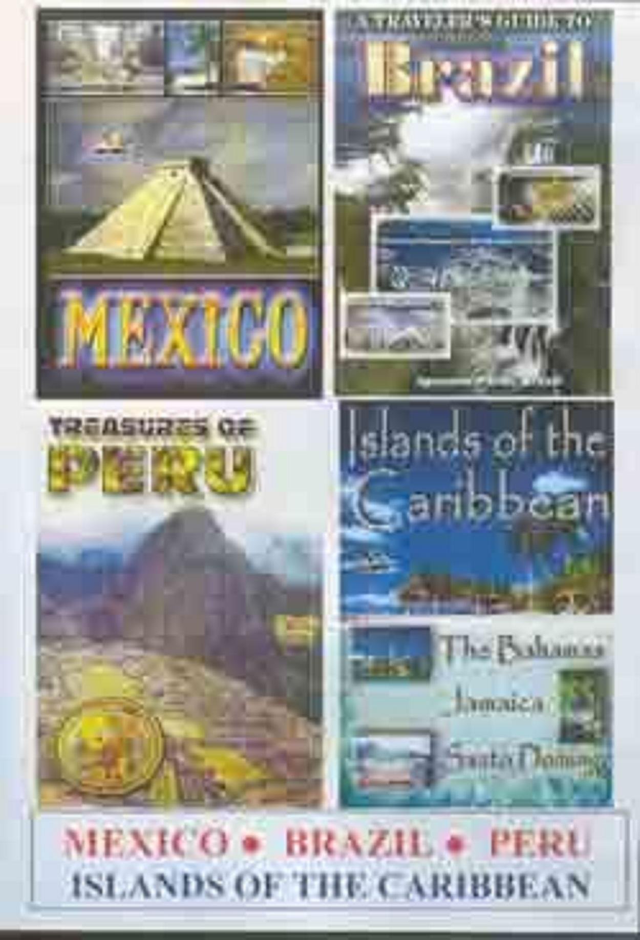【中古】【非常に良い】Mexico - Brazil - Peru & Islands of the Carribbean [DVD]