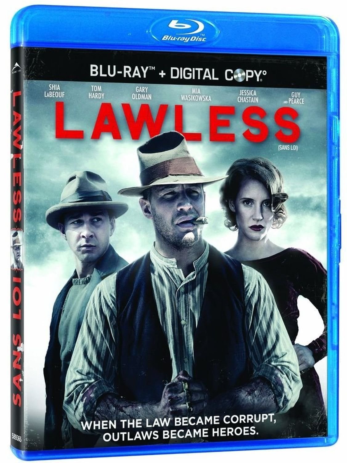【中古】【非常に良い】Lawless Blu-Ray(リージョンA)+DVD(リージョン1)[英字幕のみ]