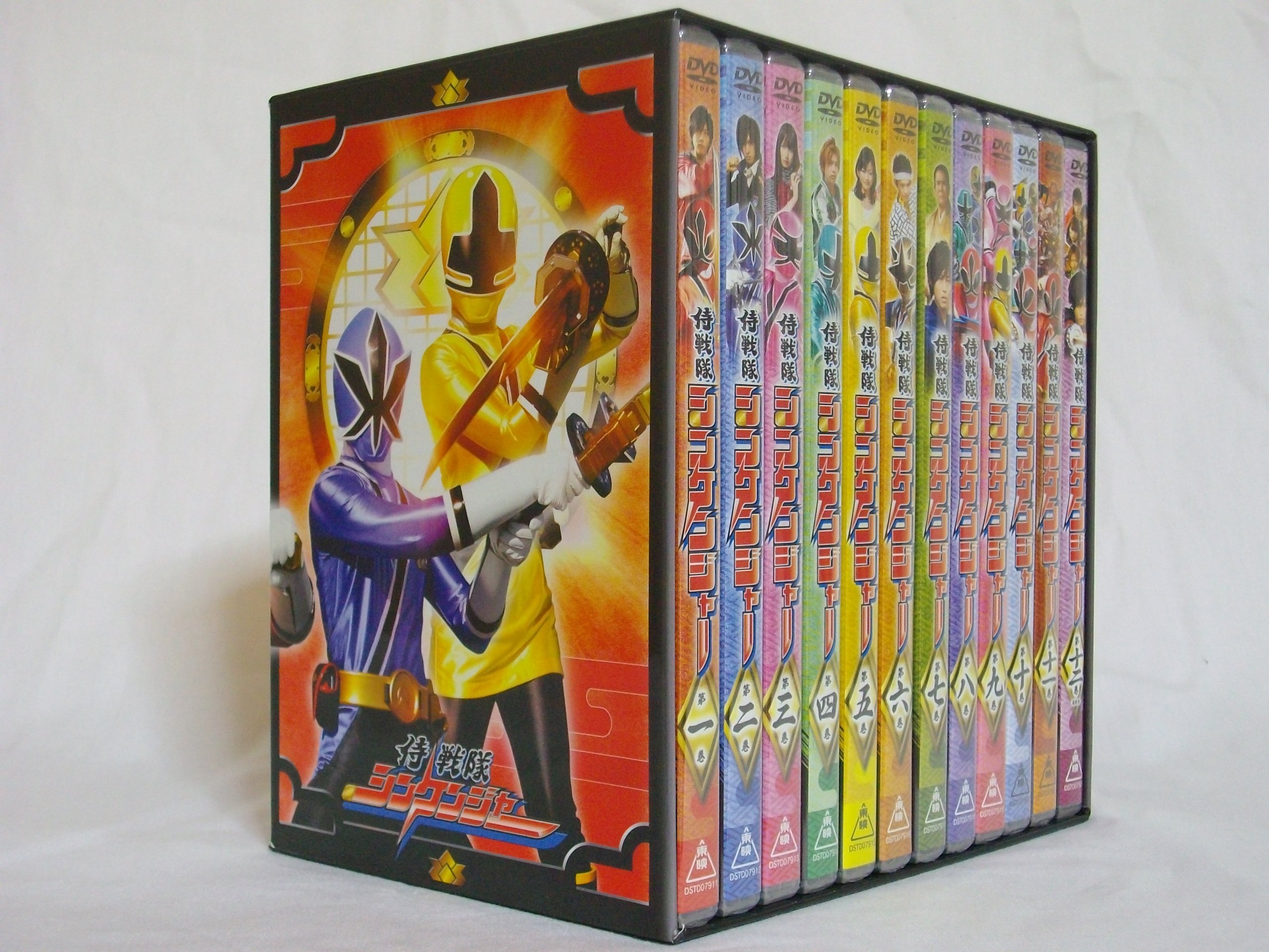 【中古】【非常に良い】スーパー戦隊シリーズ 侍戦隊シンケンジャー　DVD全12巻セット