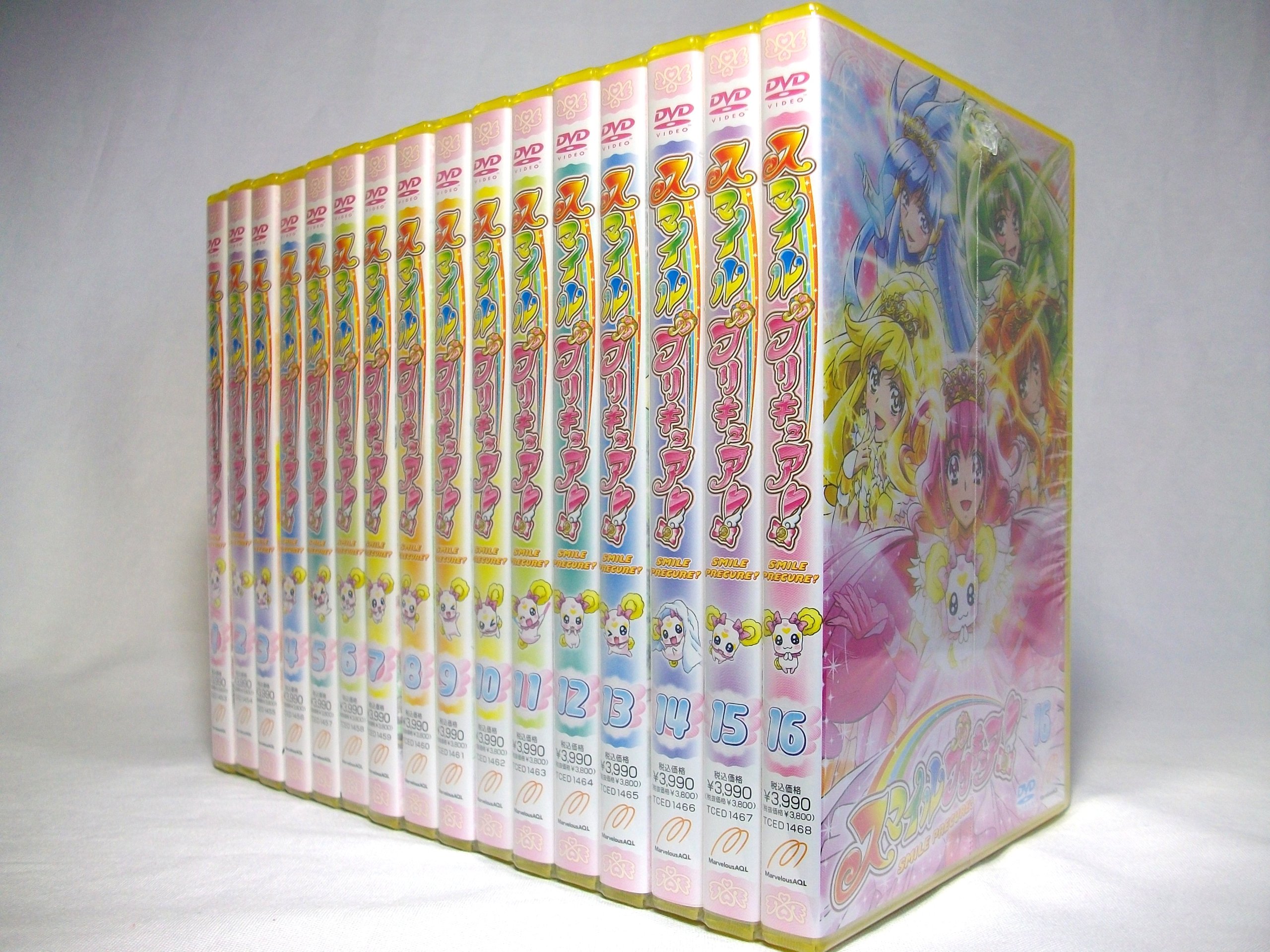 【中古】【非常に良い】スマイルプリキュア! DVD 全16巻セット [マーケットプレイス DVDセット]｜スカイマーケットプラス