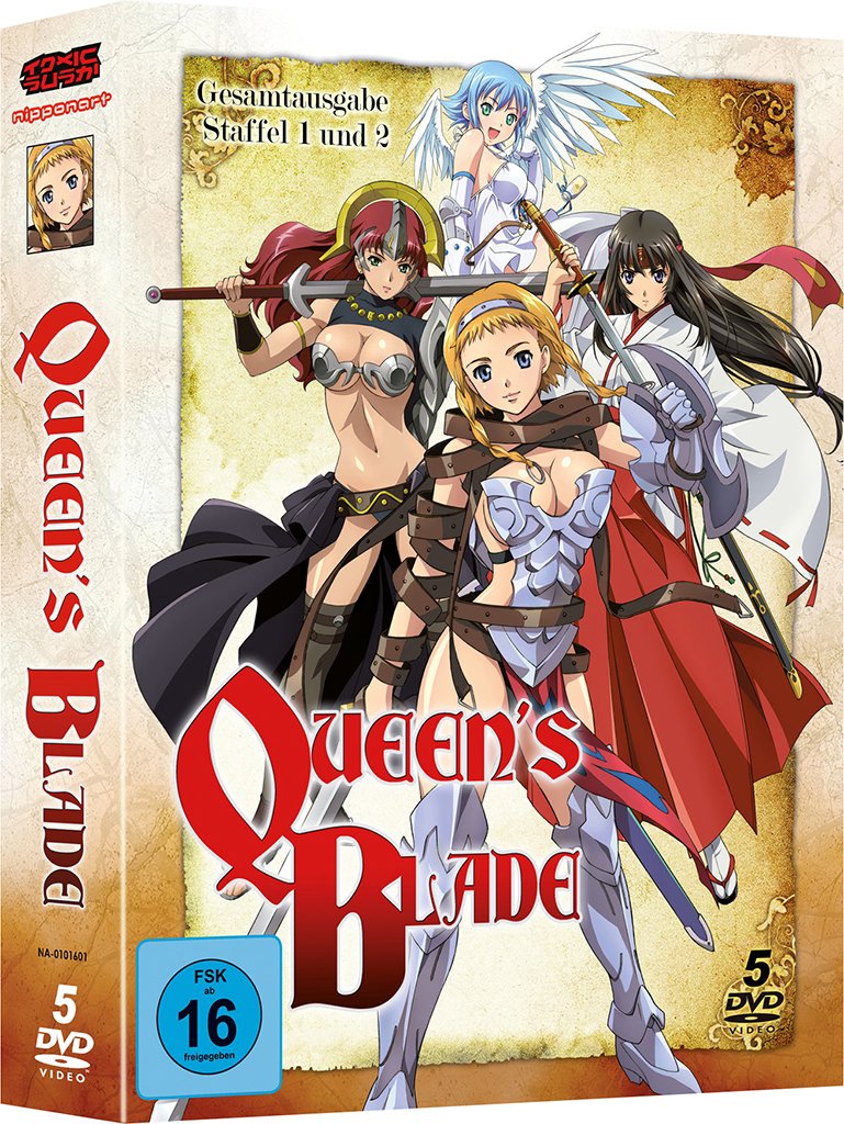 【中古】【非常に良い】クイーンズブレイド 1期&2期 コンプリート DVD-BOX (全24話 650分) アニメ [DVD] [Import] [PAL 再生環境をご確認ください]｜スカイマーケットプラス
