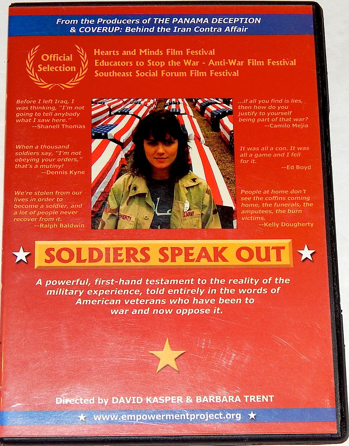 【中古】【非常に良い】Soldiers Speak Out Anti War Film Festival ~ David Kasper & Barbara Trent ~ DVD｜スカイマーケットプラス
