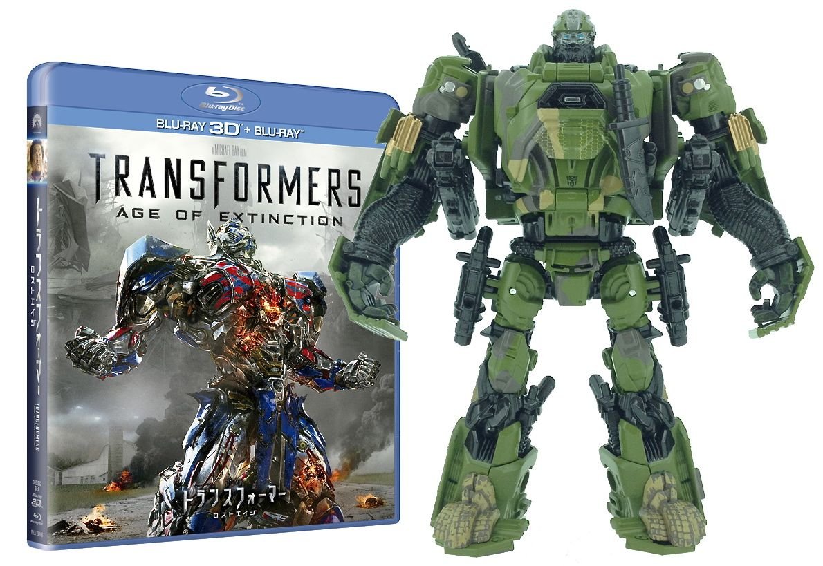 【中古】【非常に良い】 トランスフォーマー/ロストエイジ ハウンド アーミーカモVer. 3D&2DブルーレイBOX(3枚組)(3000個限定) [Blu-ray]｜スカイマーケットプラス