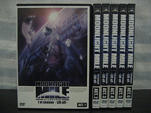 【中古】【非常に良い】MOONLIGHT MILE 1stシーズン -Lift off- [レンタル落ち] 全6巻セット [マーケットプレイスDVDセット商品]｜スカイマーケットプラス