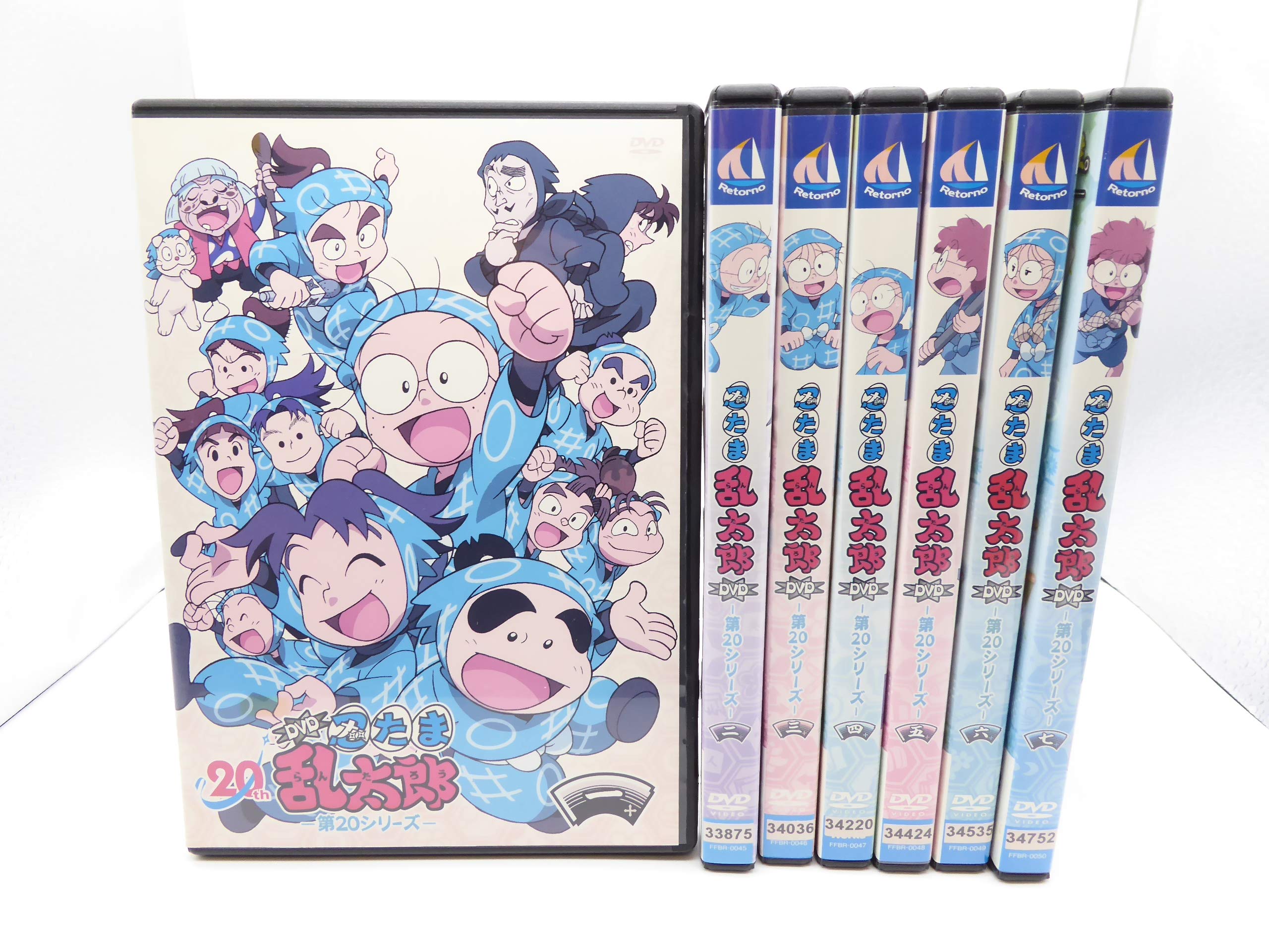 【中古】【非常に良い】TVアニメ 忍たま乱太郎 DVD 第20シリーズ [レンタル落ち] 全7巻セット [マーケットプレイスDVDセット商品]｜スカイマーケットプラス