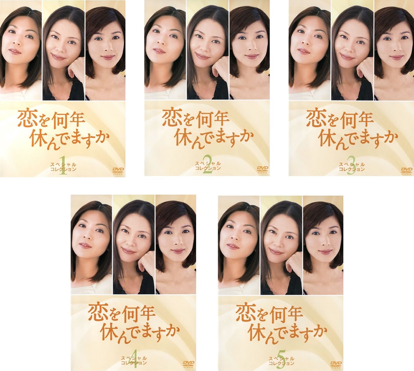 【中古】【非常に良い】恋を何年休んでますか スペシャル・コレクション [レンタル落ち] 全5巻セット [マーケットプレイスDVDセット商品]