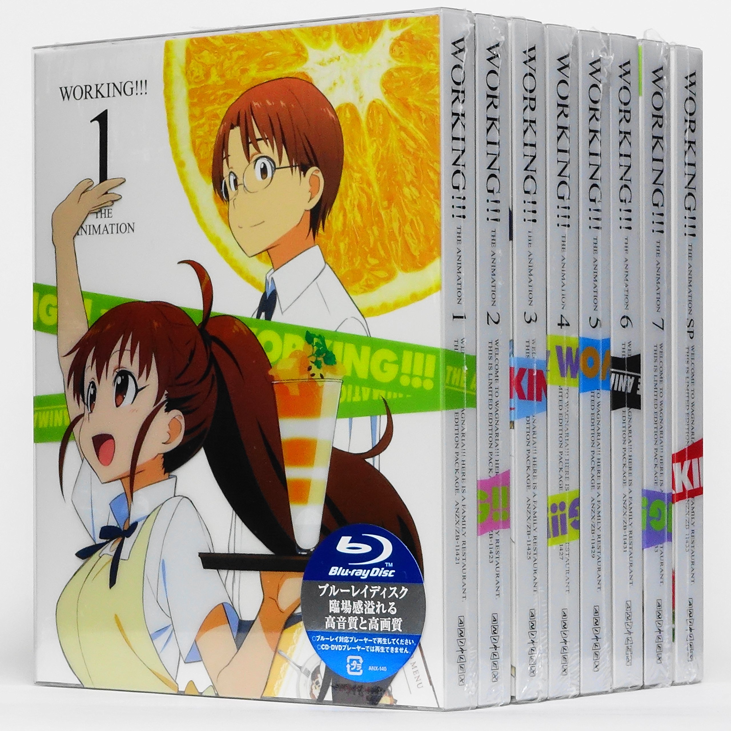 【中古】【非常に良い】WORKING!!! 【完全生産限定版】全8巻セット [マーケットプレイス Blu-rayセット]