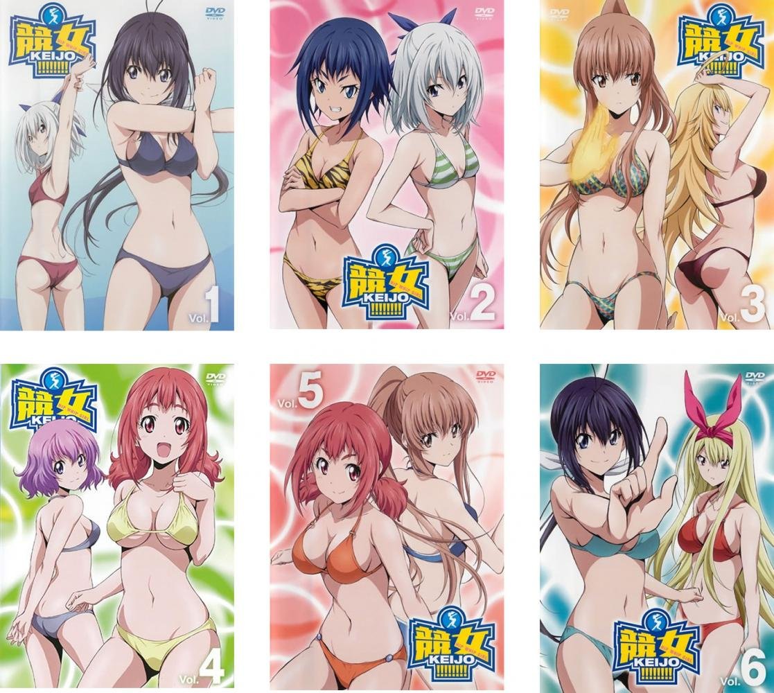 【中古】【非常に良い】競女!!!!!!!! [レンタル落ち] 全6巻セット [マーケットプレイスDVDセット商品]