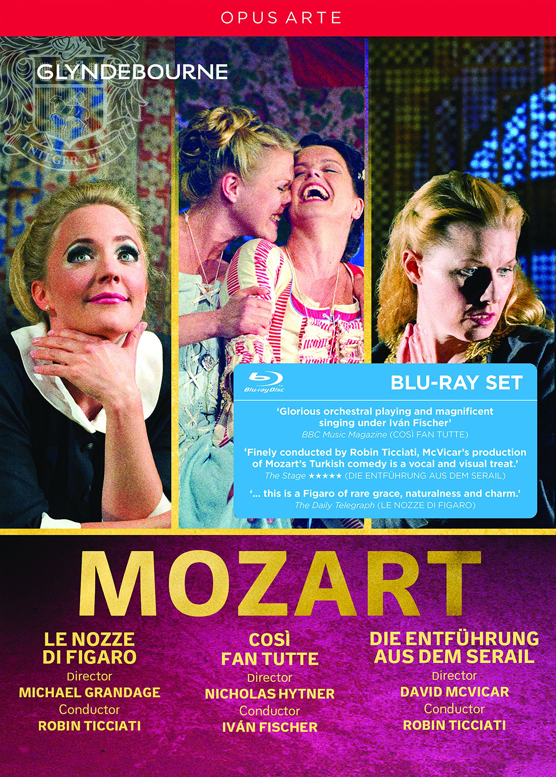 【中古】【非常に良い】グラインドボーン・オペラ モーツァルトボックス[Boxset Blu-ray 3Discs]｜スカイマーケットプラス