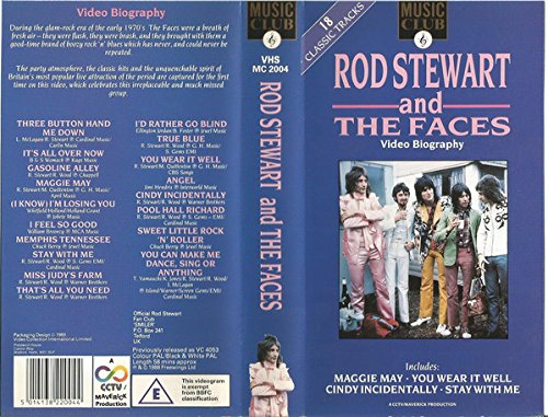 【中古】【非常に良い】Rod Stewart And The Faces ?? Video Biography (VHS)｜スカイマーケットプラス