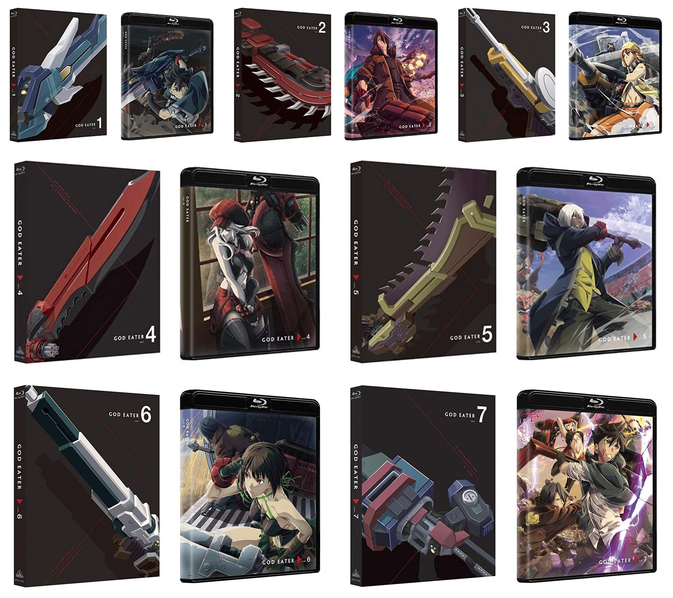 【中古】【非常に良い】GOD EATER / ゴッドイーター 特装限定版 全7巻セット[マーケットプレイス Blu-rayセット]