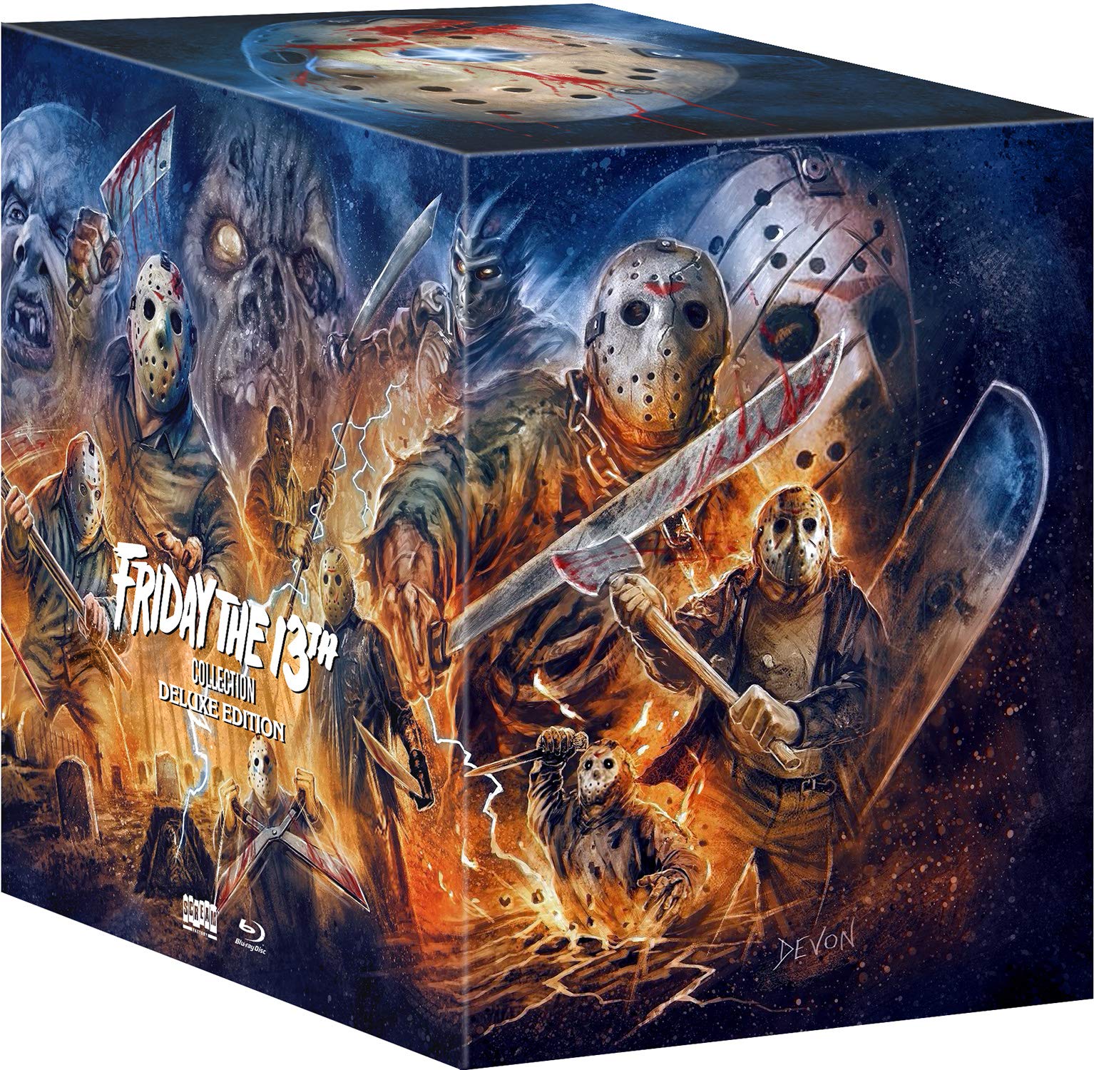 【中古】【非常に良い】Friday the 13th Collection (Deluxe Edition) [Blu-ray]