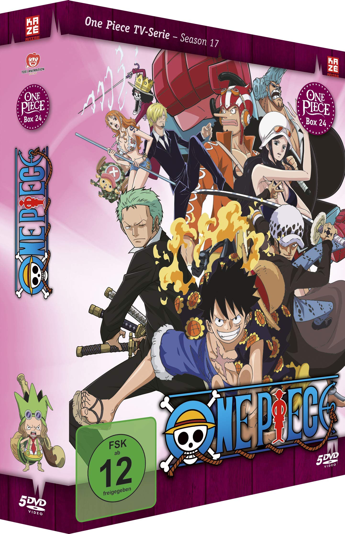 【中古】【非常に良い】One Piece - TV-Serie - Box 24 (Episoden 716-746): Deutsch