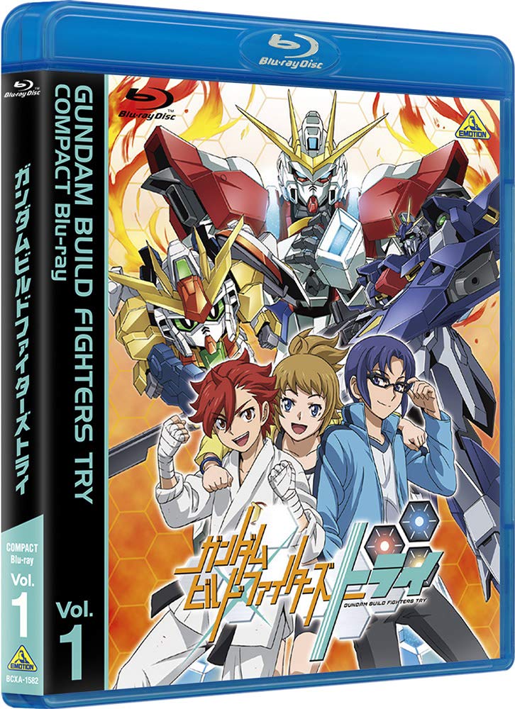 【中古】【非常に良い】ガンダムビルドファイターズトライ COMPACT Blu-ray Vol.1|スカイマーケットプラス