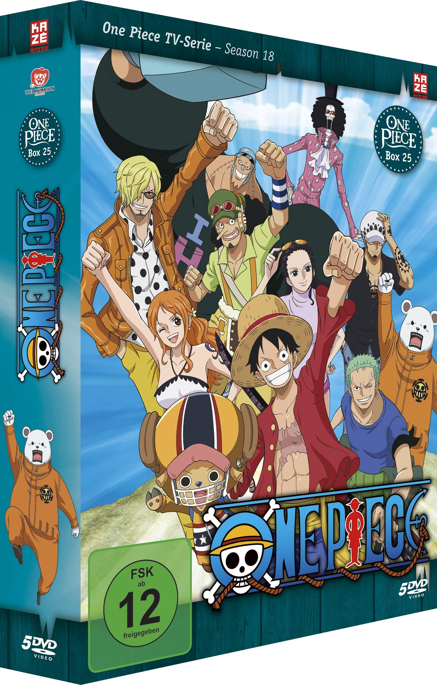 【中古】【非常に良い】One Piece - TV-Serie - Box 25