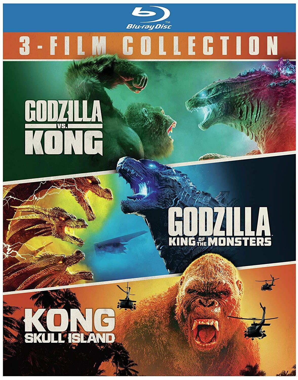 【中古】【非常に良い】Godzilla Vs. Kong / Godzilla: King of the Monsters / Kong: Skull Island [Blu-ray]｜スカイマーケットプラス