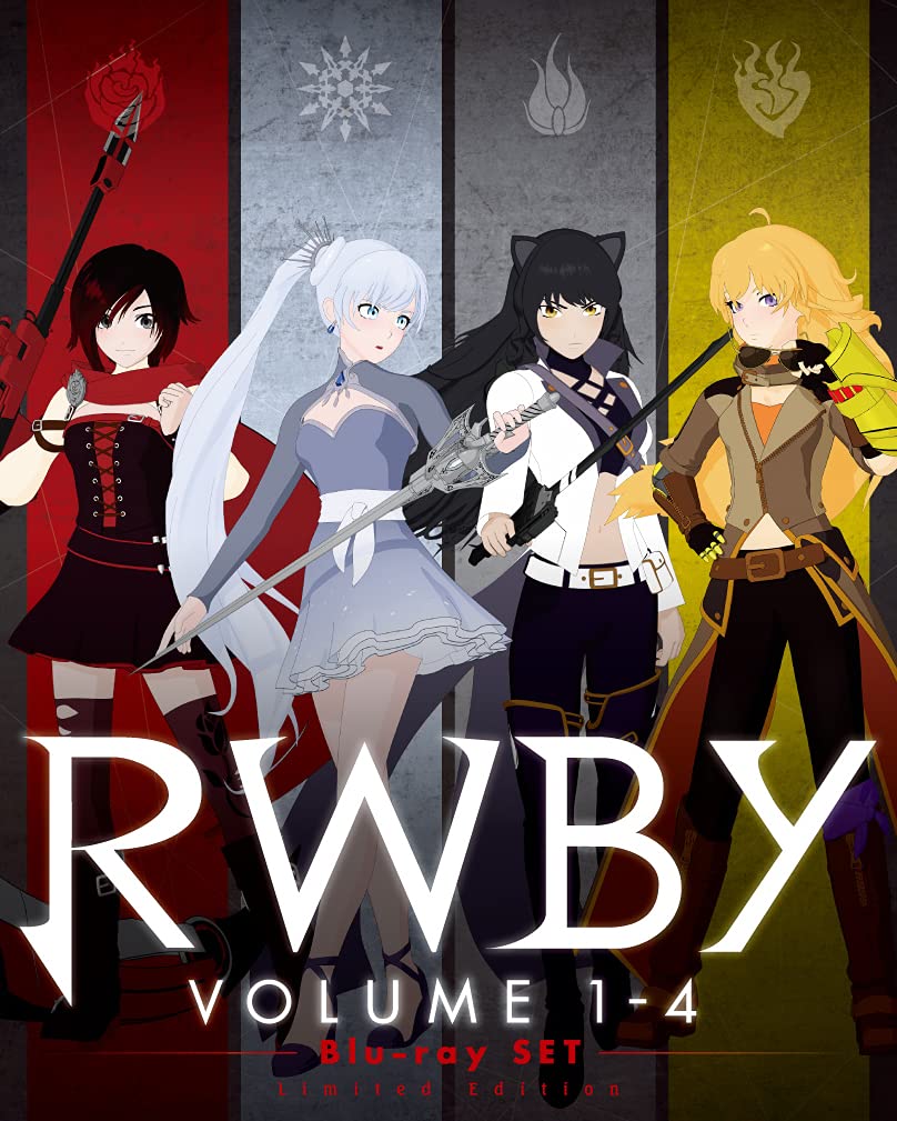 【中古】【非常に良い】RWBY Volume 1-4 ブルーレイSET(初回仕様) [Blu-ray]