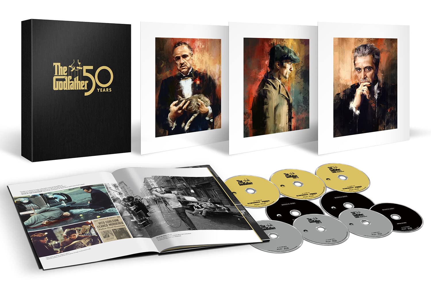 【中古】【非常に良い】ゴッドファーザー トリロジー 50th アニバーサリー 4K Ultra HD+ブルーレイセット コレクターズ・エディション[4K ULTRA HD + Blu-ray]｜スカイマーケットプラス