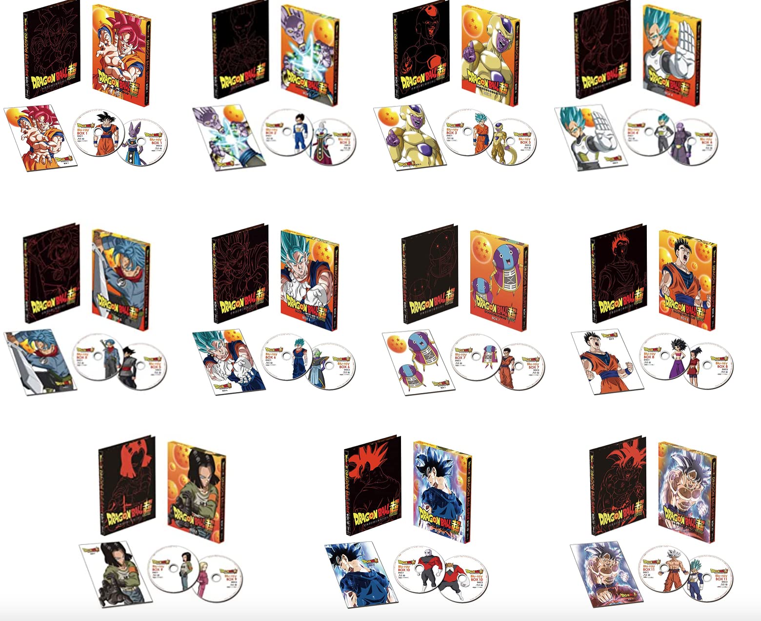 【中古】【非常に良い】【Blu-ray】ドラゴンボール超 Blu-ray BOX 全11巻セット