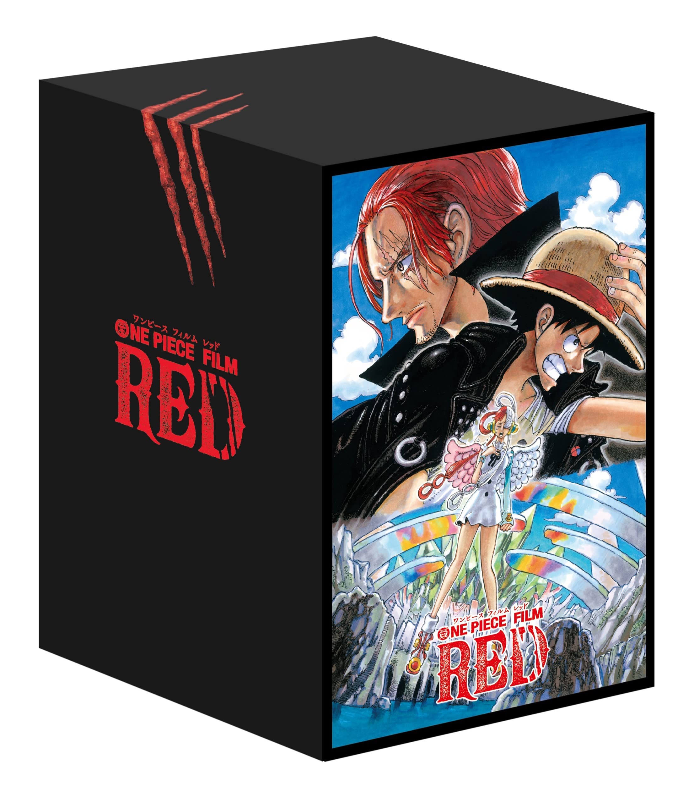 【中古】【非常に良い】「ONE PIECE FILM RED デラックス・リミテッド・エディション」(Amazon限定：描き下ろしクリアスリーブウタ・シャンクス) +メーカー特典ウタクリアカード付 【4K ULTRA H