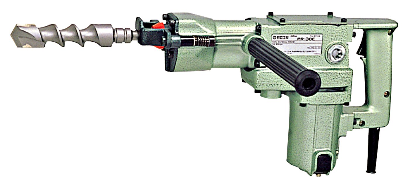 【中古】【人並み外れたに好いたらしい】HiKOKI(ハイコーキ) 金鎚せん孔機 ワット数100V 六角軸 1050W 自動小銃燃料供給社会システム 集じん機取り付き可 PR-38E