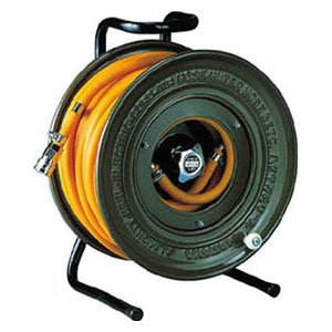 【中古】【非常に良い】ハタヤ (HATAYA) エヤーリール LC型 20m 1.0MPa 線編糸補強 天然ゴム製 5/16ホース ポータブルタイプ 作業現場 建設現場 LC-220