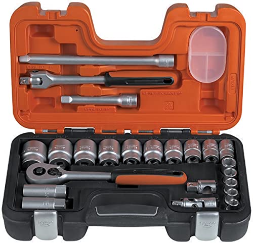 【中古】【非常に良い】BAHCO(バーコ) Socket Wrench Set インチソケットセット 1/2 差込角12.7mm S240AF
