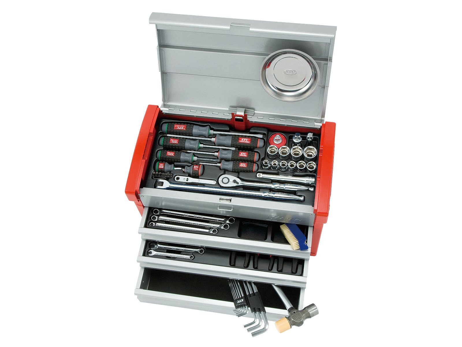 【中古】【非常に良い】京都機械工具(KTC) 12.7sq.工具セット(チェストケース) SK4580E｜スカイマーケットプラス