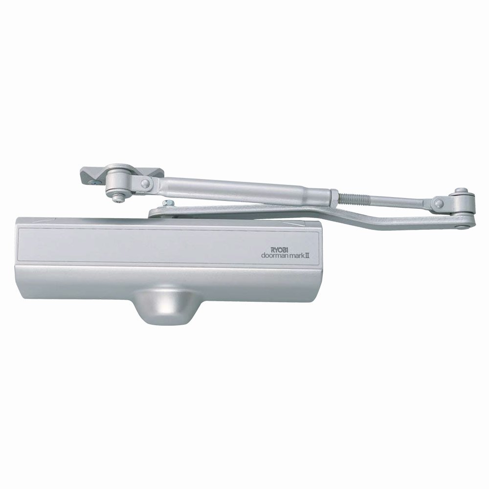 【中古】【非常に良い】リョービ ドアクローザー ドアマン 玄関 勝手口用 S-102P2 mark2 クラムパック シルバー