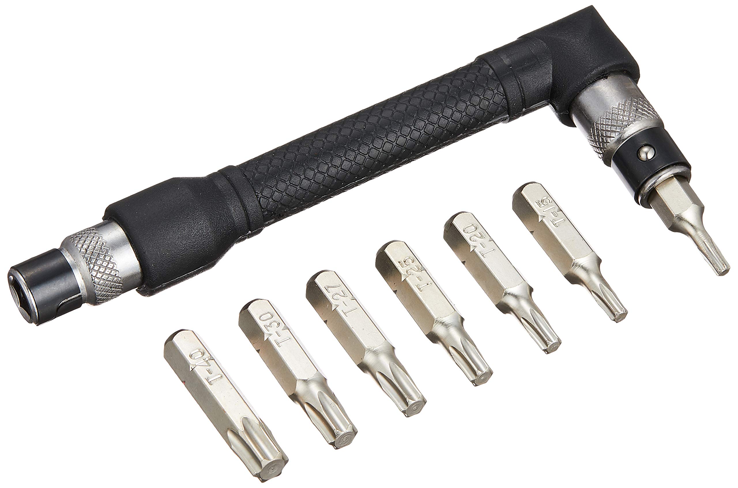 【中古】【非常に良い】JTC 8PCS L型レンチ付スタービットセット トルクスネジ用 専用ホルダー付き JTC5357