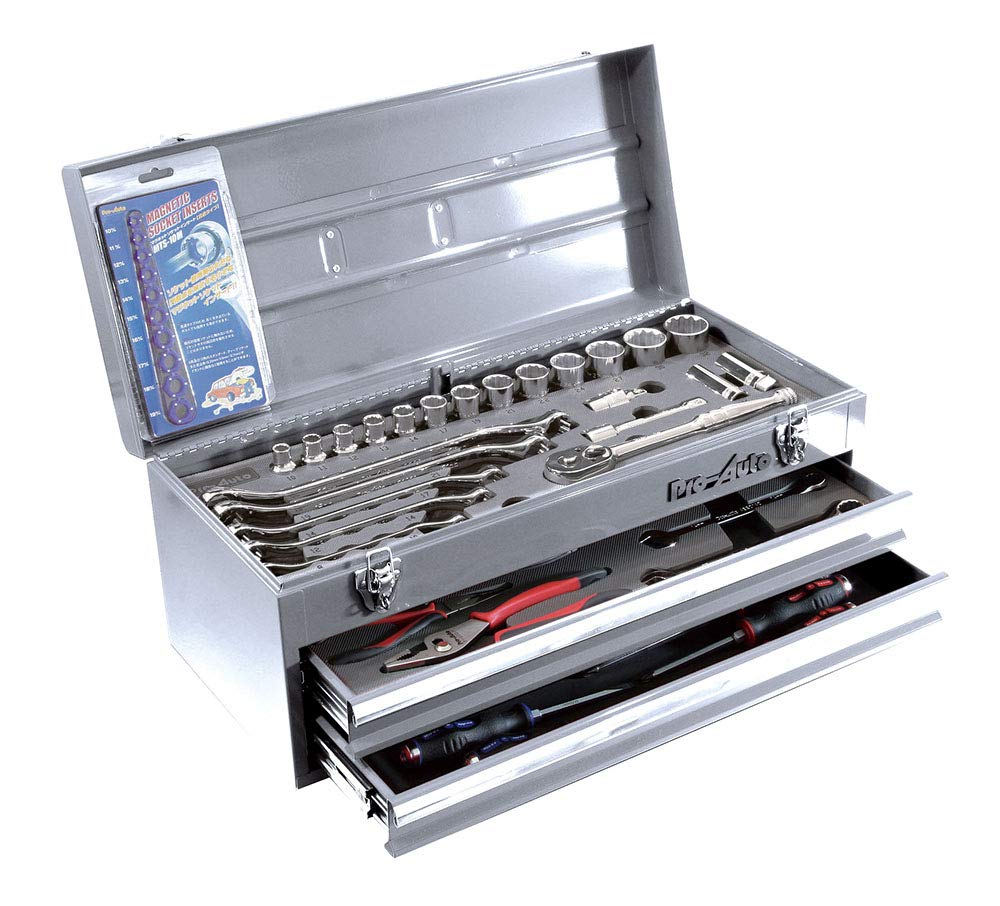 【中古】【非常に良い】Pro-Auto 1/2DR.40PC.ツールキット シルバー TE-440S