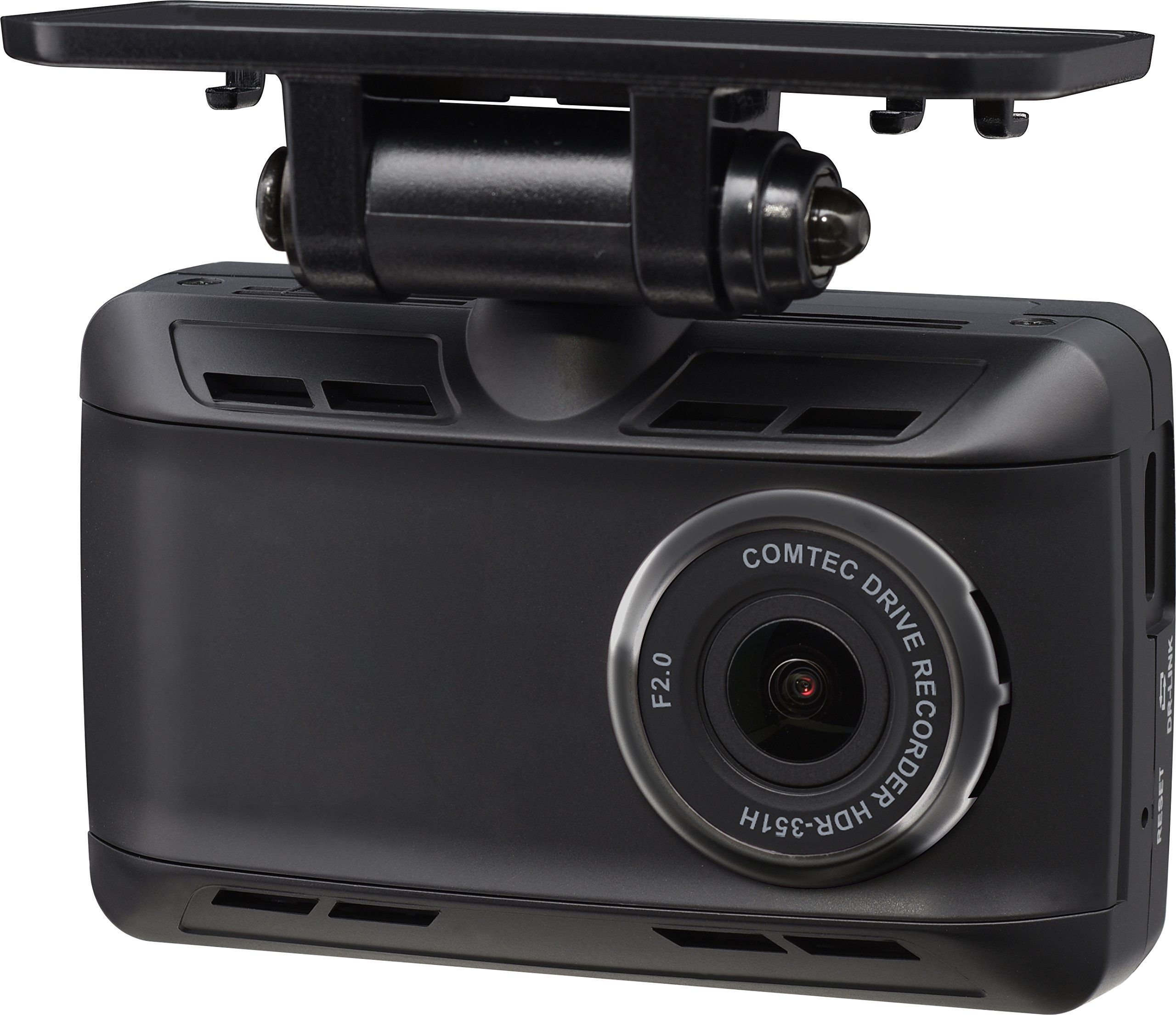 【中古】【非常に良い】コムテック ドライブレコーダー HDR-351H 200万画素 Full HD 日本製&3年保証 常時録画 衝撃録画 レーダー探知機連携 補償サービス2万円