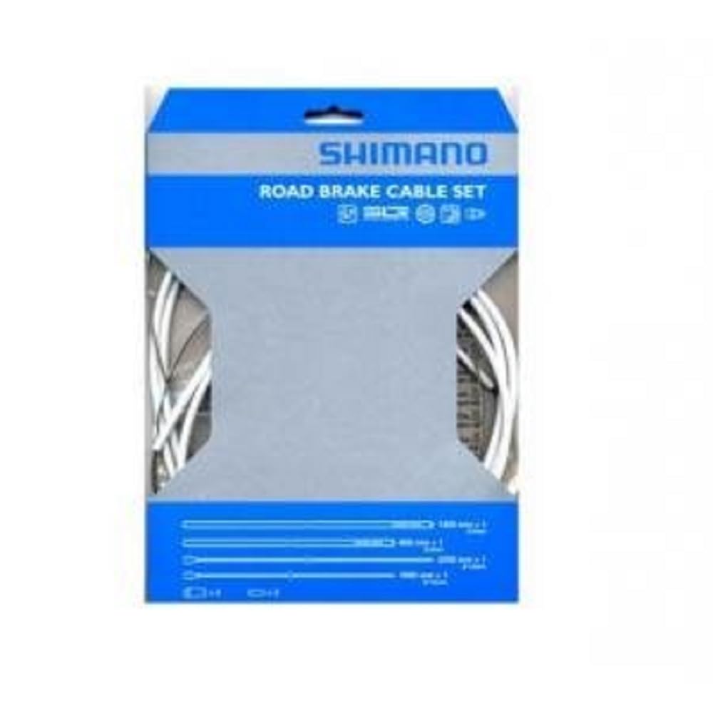 【中古】【非常に良い】シマノ PTFE ロード用ブレーキケーブルセット ホワイト Y80098012