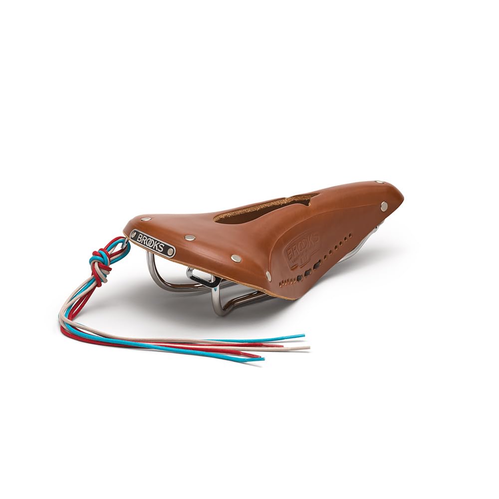 【中古】【人並み外れたに好いたらしい】BROOKS(ブルックス) なめし革サドル 穴空け工業を施した言い慣わしの古典派音楽ひな形 B17 IMPERIAL CHROME HONEY