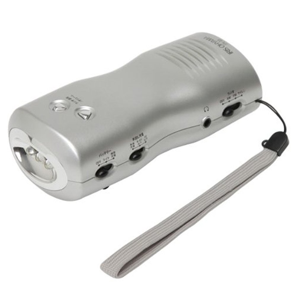【中古】【非常に良い】【テレビ放映商品】アイリスオーヤマ ラジオ 防災グッズ 防災ラジオ 非常用ラジオ ライト 手回し充電 JTL-23