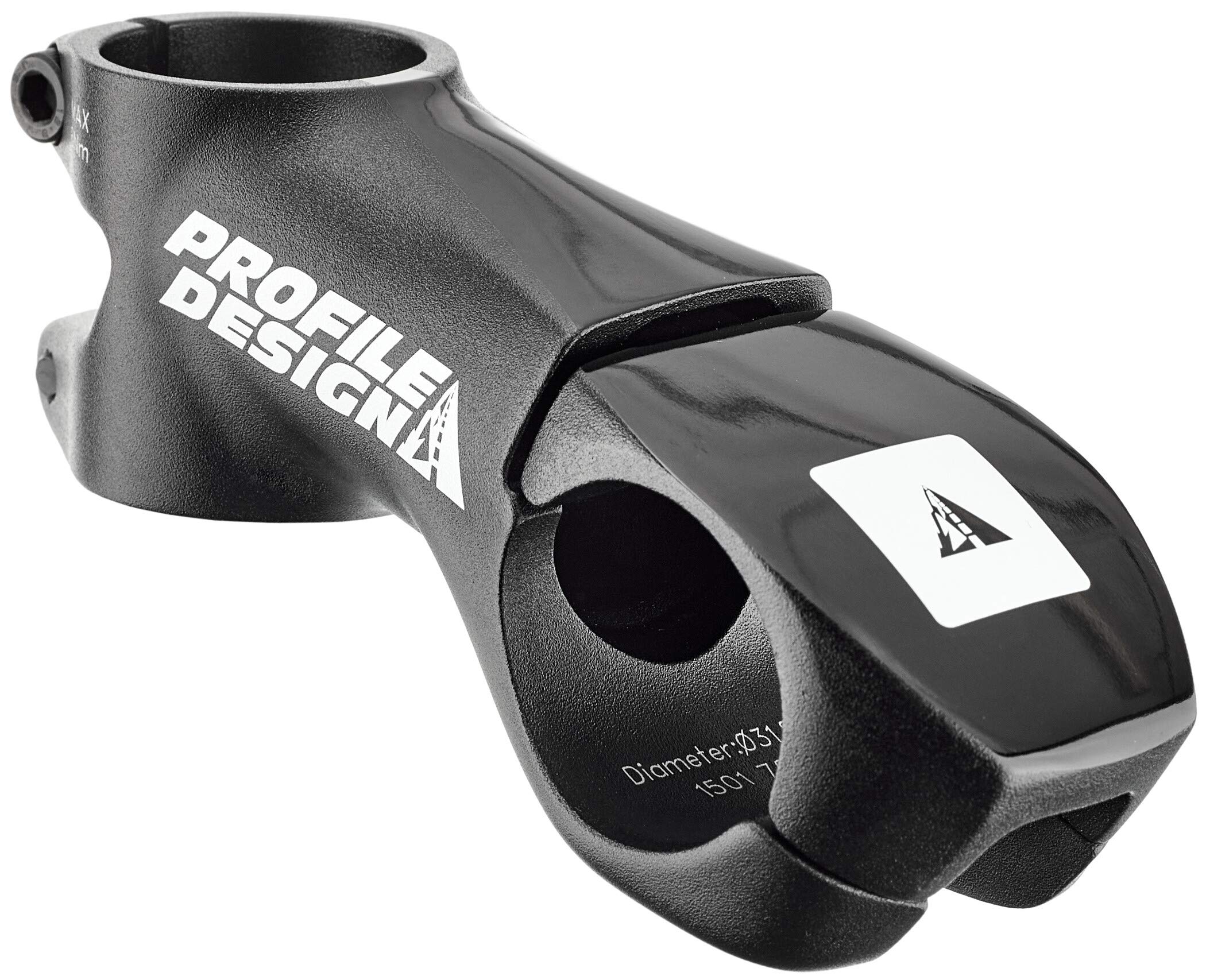 【中古】【非常に良い】PROFILE DESIGN(プロファイルデザイン) AERIA(アエリア) シュレッドレスステム (31.8)ブラック 290930001 ブラック 73°x70mm