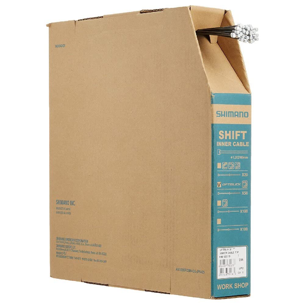【中古】【非常に良い】シマノ(SHIMANO) リペアパーツ シフトインナーケーブル ワークショップ向けBOX オプティスリック 50本/2100mm Y60198110 35,896円