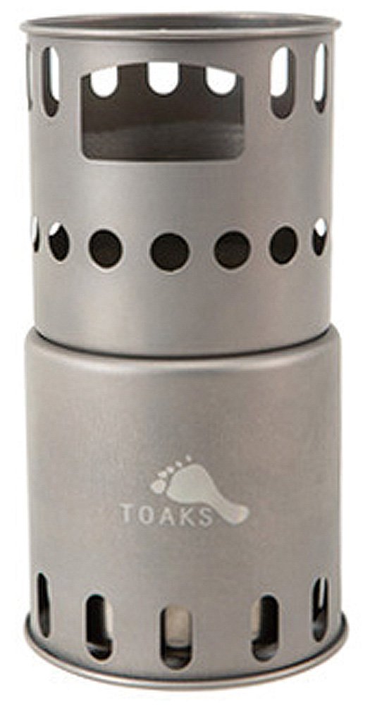 【中古】【非常に良い】TOAKS(トークス) アウトドア キャンプ チタニウム コンパクトストーブ B.P ウッドバーニング ストーブ STV-11 【日本正規品】 12706